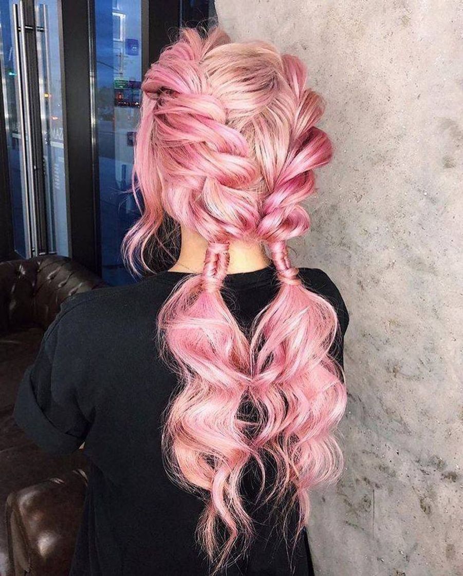 Moda Cabelo Rosa 💗