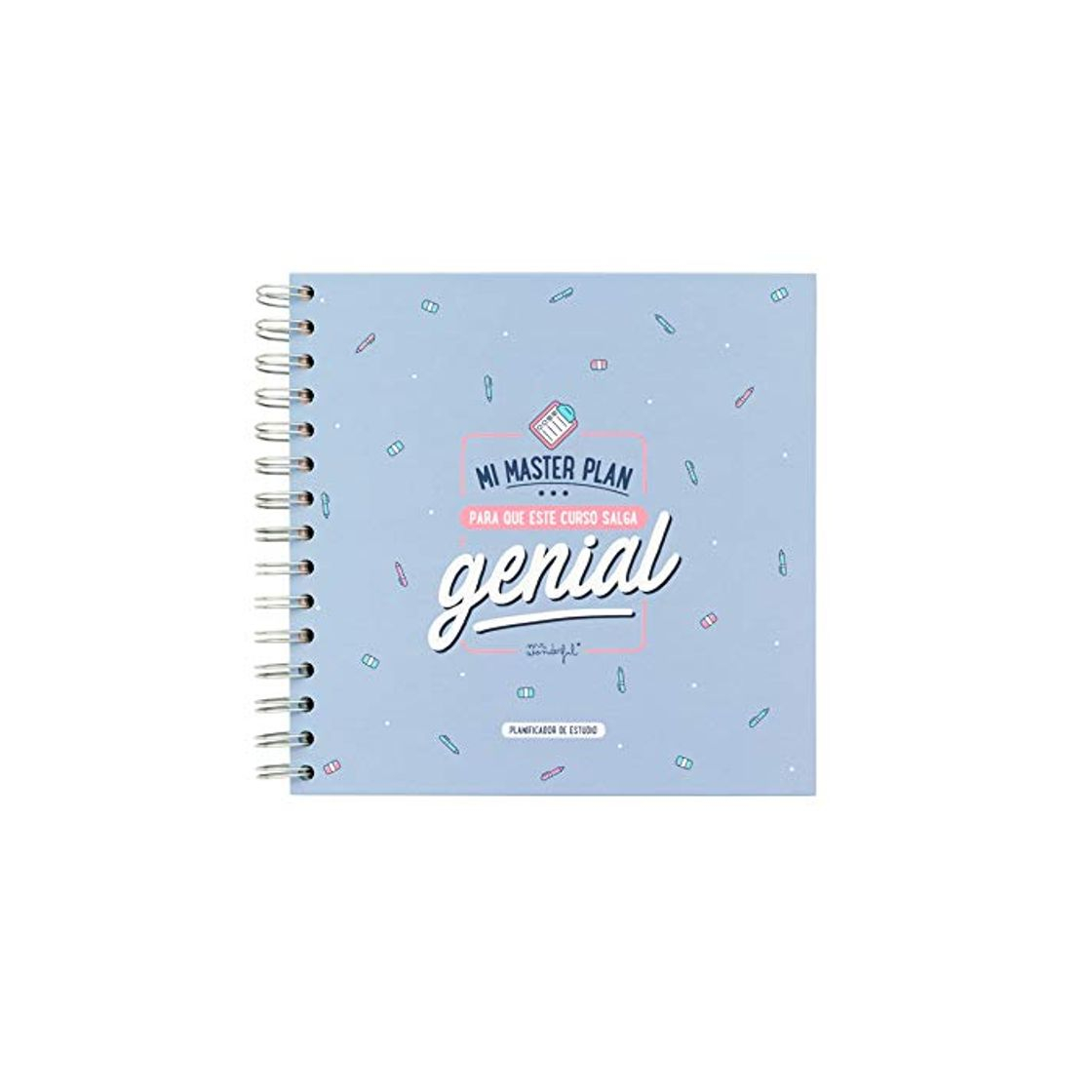 Social Mr. Wonderful Planificador de Estudio-Mi Master Plan para Que Este Curso salga