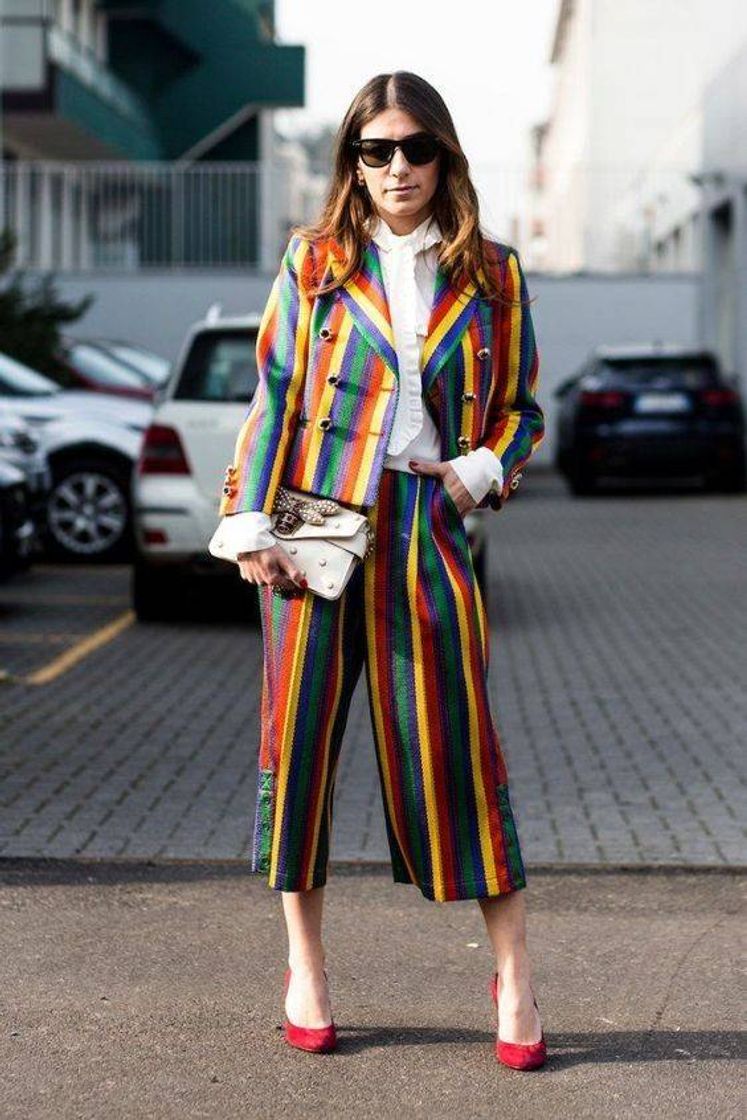 Moda Social Rainbow ousadia de look