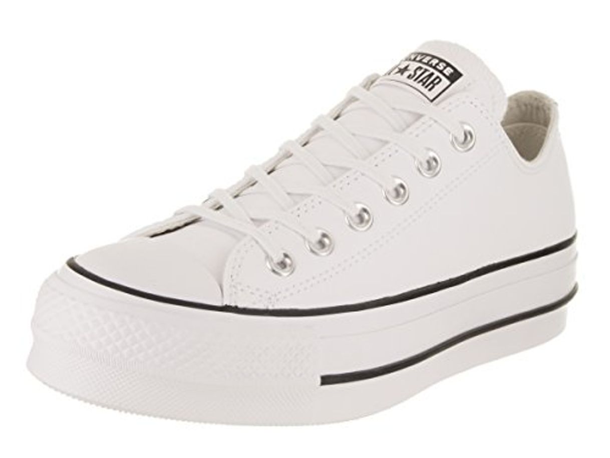 Product Converse Chuck Taylor CTAS Lift Clean Ox, Zapatillas para Mujer, Blanco