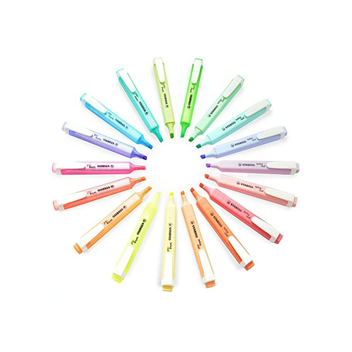 Social Marcador fluorescente STABILO swing cool