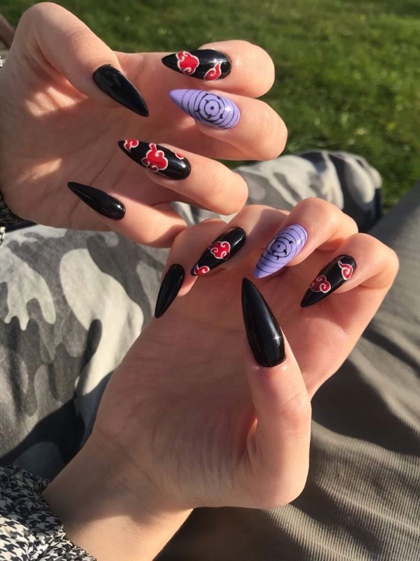 Fashion Unhas akatsuki 