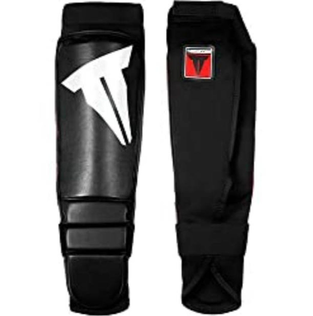 Fashion Caneleira MMa Grappling Shin Guards Preto XL Throwdown.