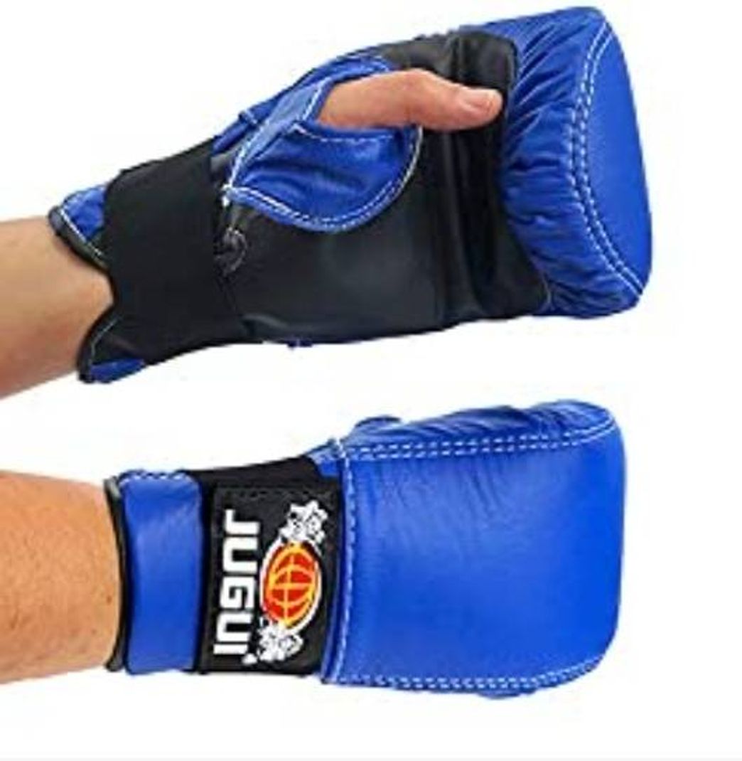 Fashion Luva Bate Saco Jugui Boxe/Muay Thay Div. Cores (Azul).