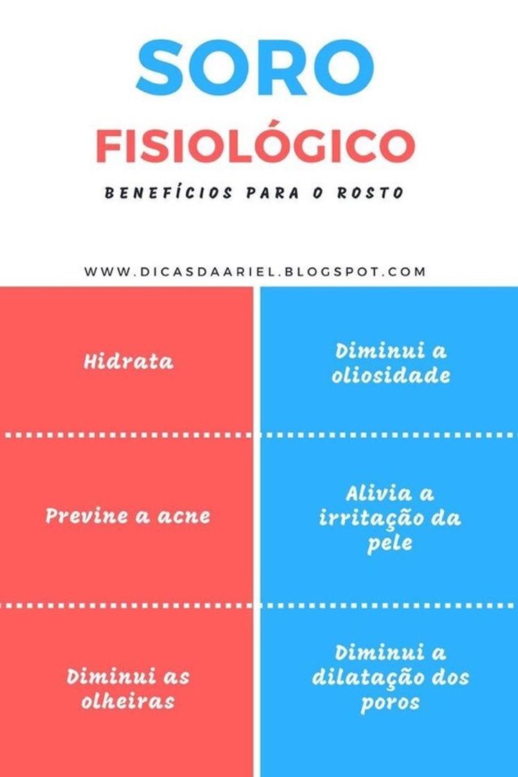 Moda  ￼￼￼ soro fisiológico