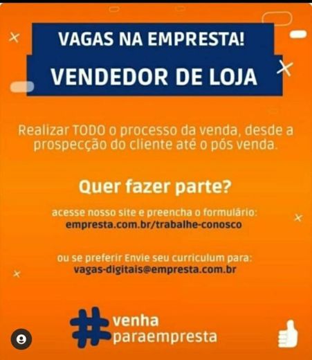 Vaga de emprego