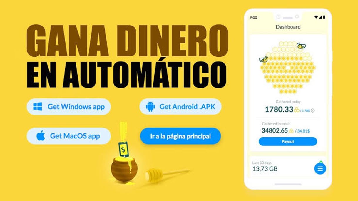 App Genera ingresos pasivos con esta app