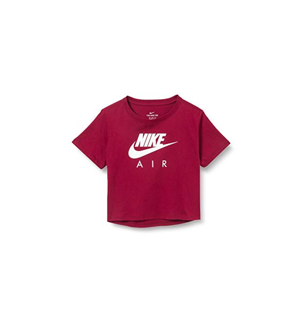 Moda NIKE Camiseta Infantil Unisex Air Crop, Unisex niños, Camiseta para niños, BQ8483,