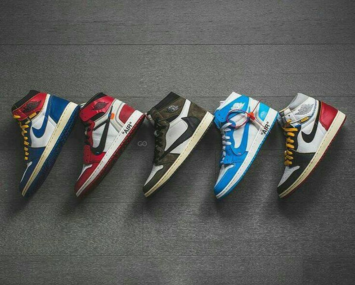 Moda cores de jordan 1