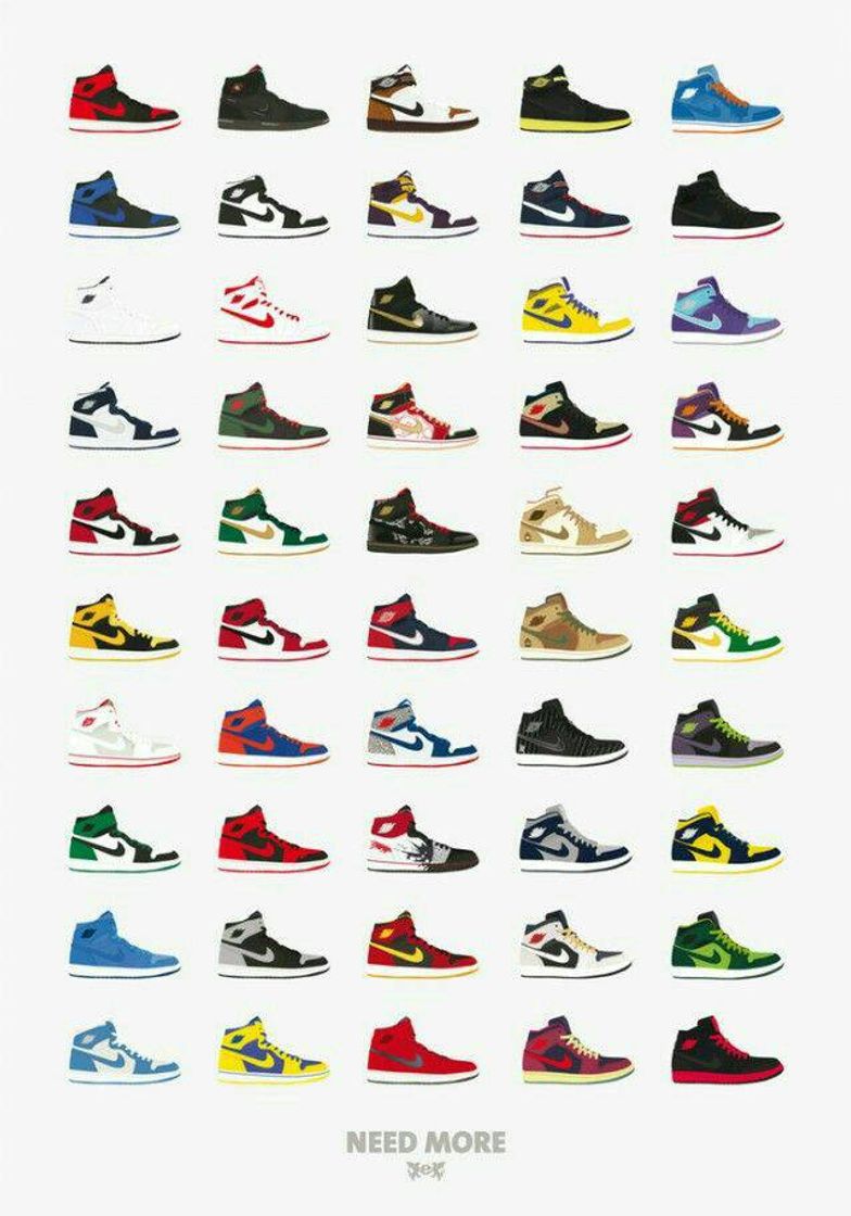 Moda mais cores de jordan 1