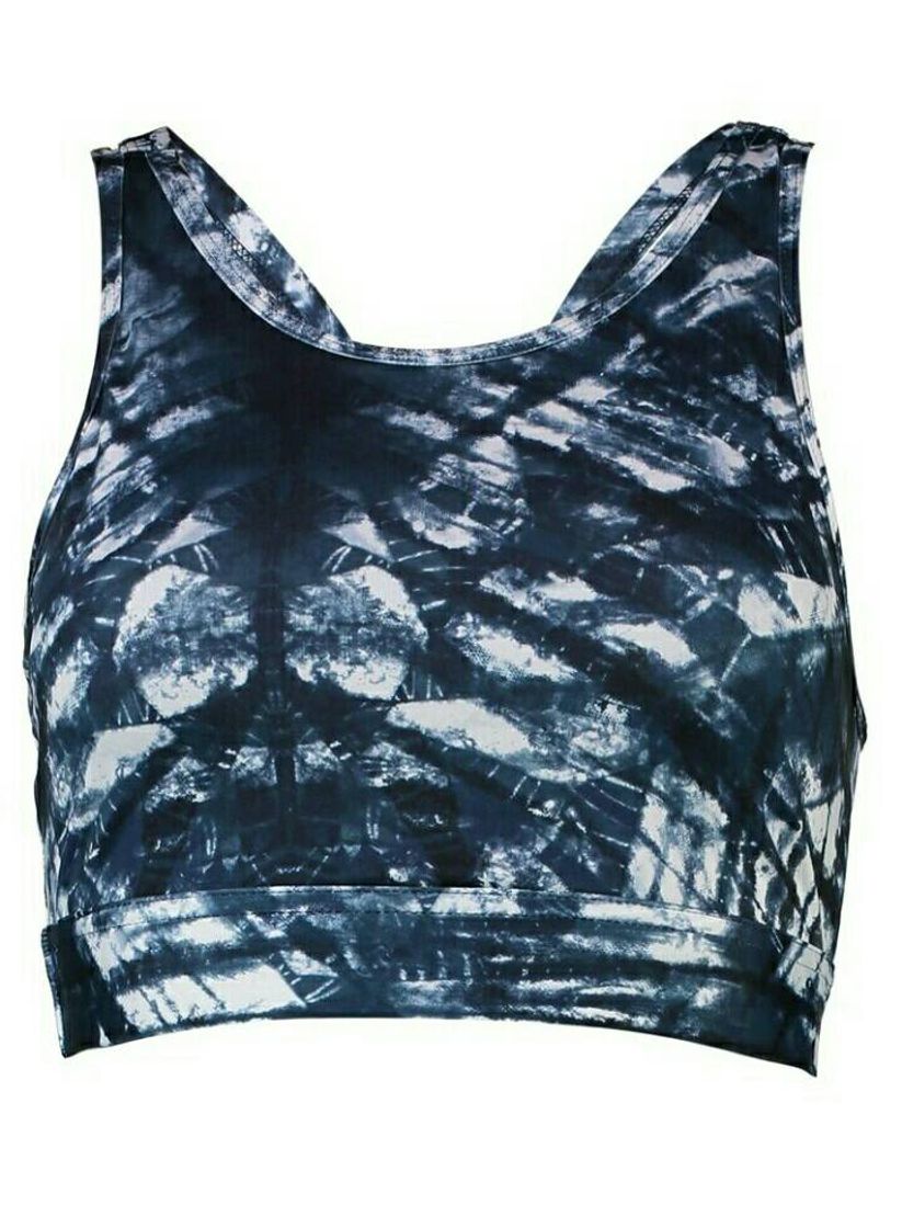 Fashion Top Esportivo Bojo Removível Tie Dye - Riachuelo