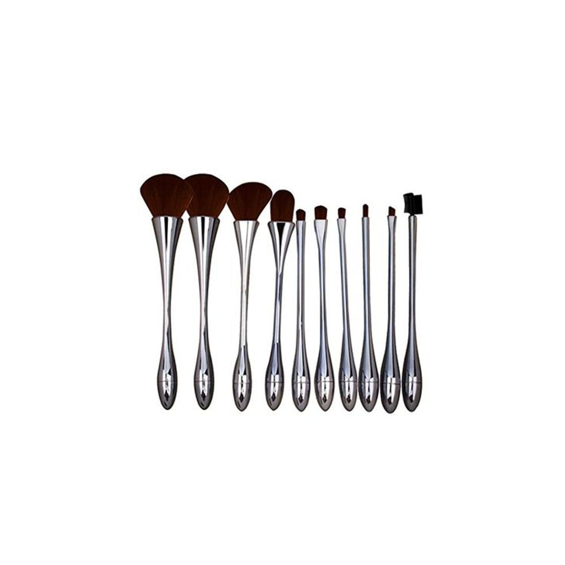 Fashion 10pcs Nueva cáliz cintura profesional Make Up juego de pinceles de maquillaje Kit Pincel Maquiagem