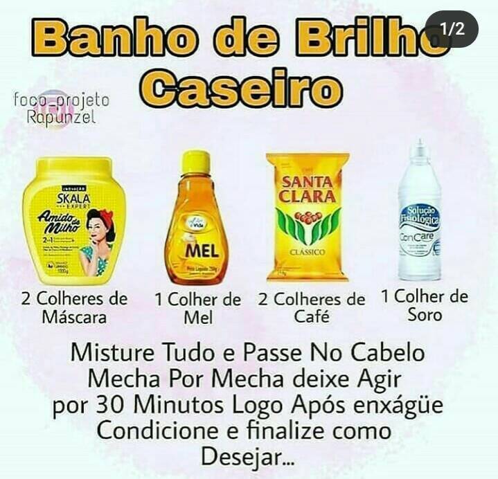 Moda Brilho para seu cabelo ❤😍