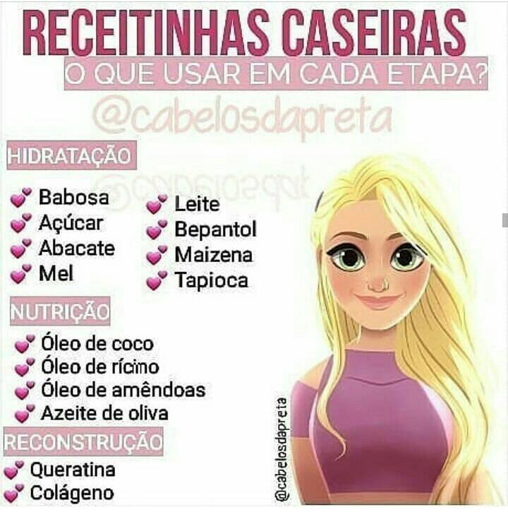 Moda Etapas para seus cabelos ❤