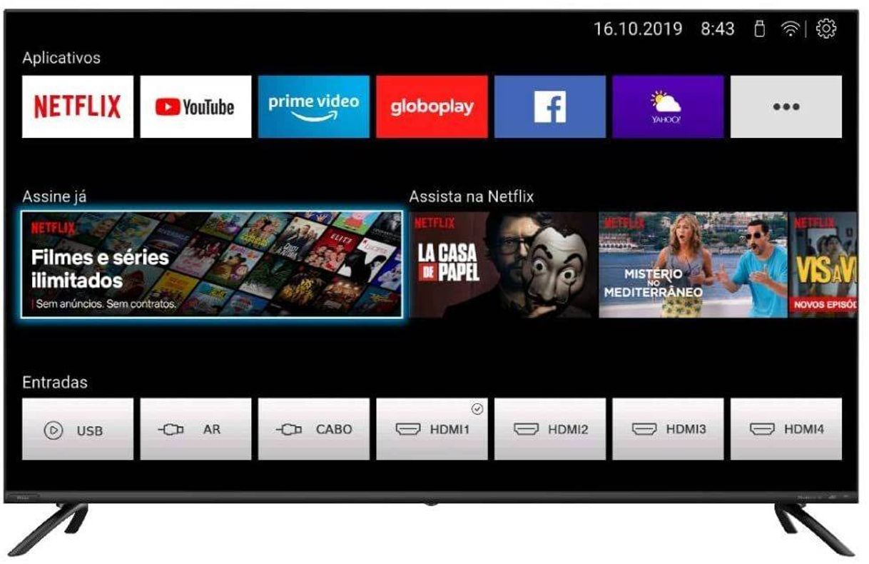 Product Smart TV Philco 50" PTV50G70SBLSG Ultra HD 4K Tela Infinita 