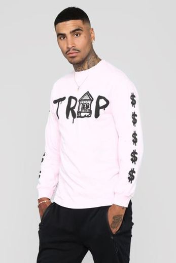 Trap House Tee - Pink – Fashion Nova