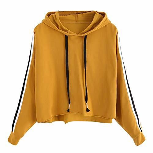 ZODOF Mujer Sudadera Manga Larga Invierno Otoño Moda Fashion Traje de Calle