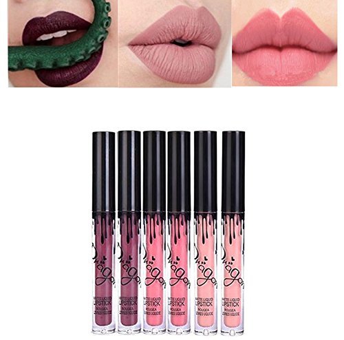 Social Hosaire 6 pcs Set of 3 Colors Madly MATTE Lipgloss Bold Vivid