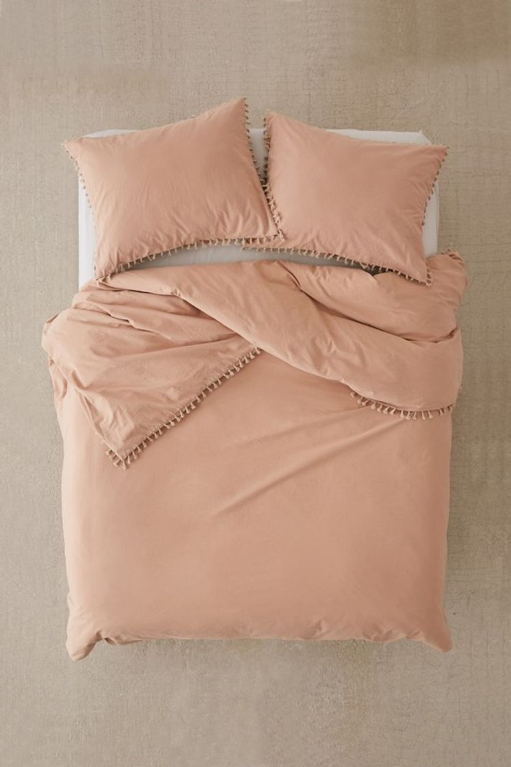 Products Washed Cotton Tassel Duvet Cover