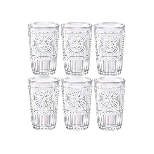 Bormioli Rocco Romantic Juego de 6 Vasos 30