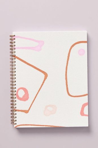 Moglea Linen Spiral Notebook