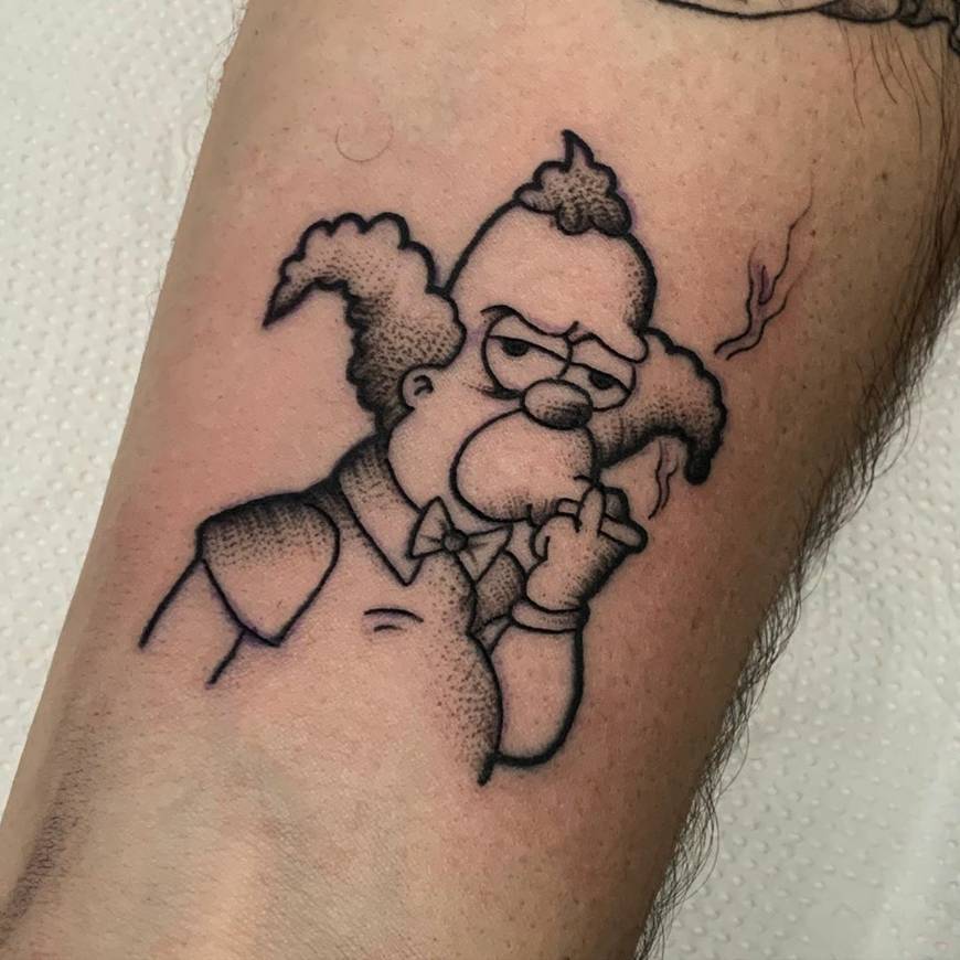 Social Tatto Krusty o Palhaço