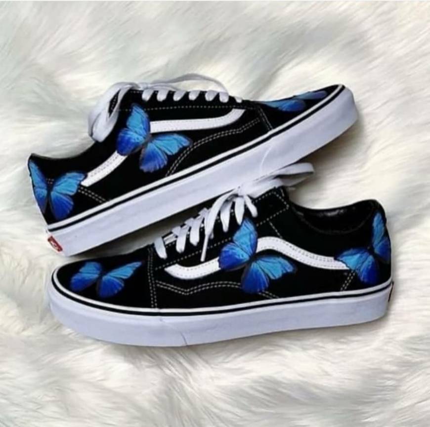 Social Vans Butterfly Blue