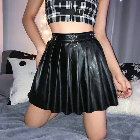 Social Saia Plissada.