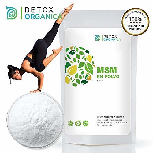 Belleza Detox Organica MSM Polvo 99.9% Puro En Bolsa 1 kg