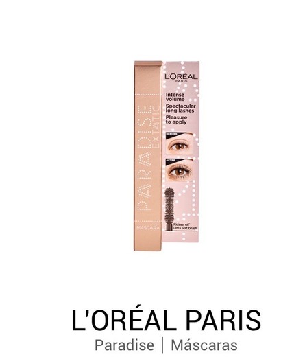 L'Oréal Paris Máscara de Pestañas Paradise Extatic Volumen y Longitud