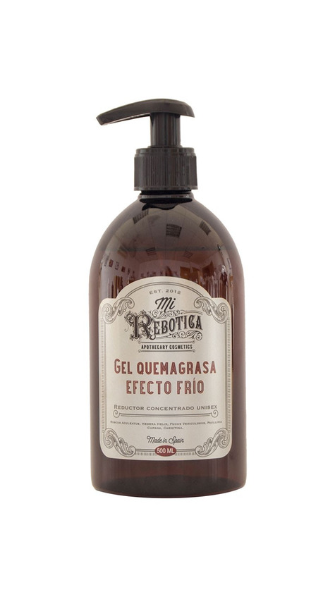 Product Gel quemagrasa efecto frío la rebotica 