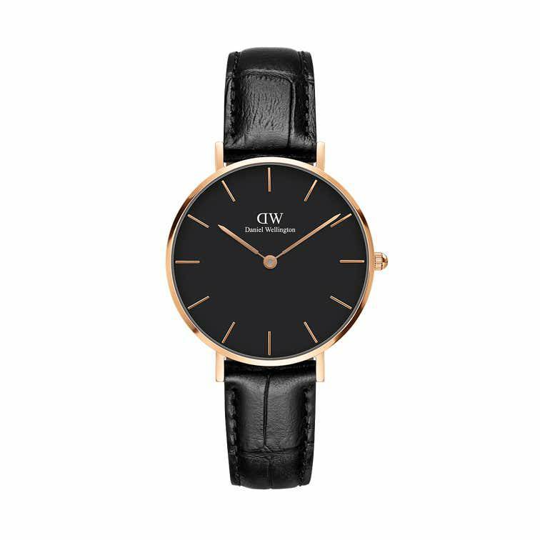 Producto Classic Petite Reading Black Rose Gold 32mm