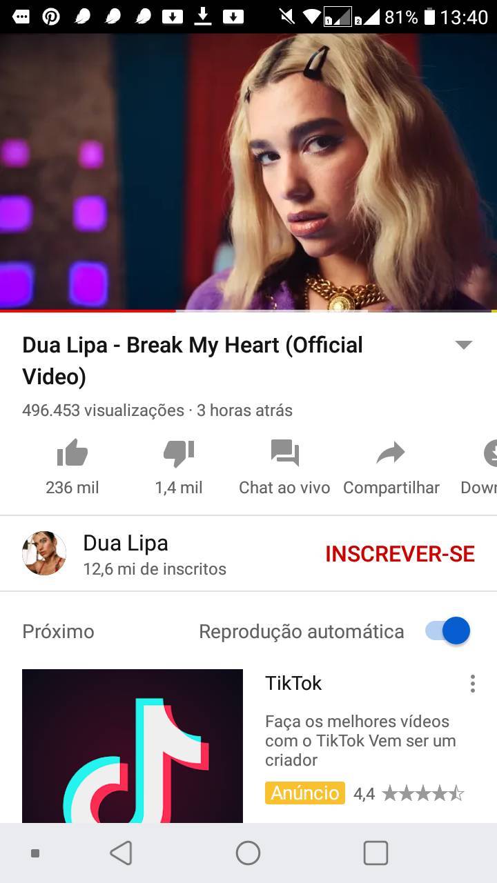 Canciones Dua Lipa: break my heart