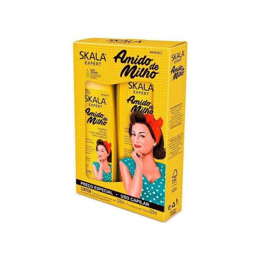 Kit shampoo & condicionador Amido de Milho