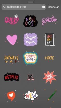 Moda Nomes de Gifs pra Usar nos Stories Instagram 🎈