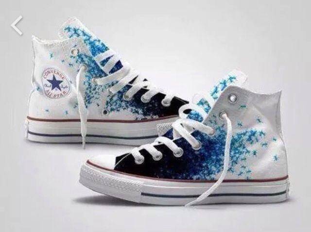 Fashion ALL STAR azul e branco✌️✨