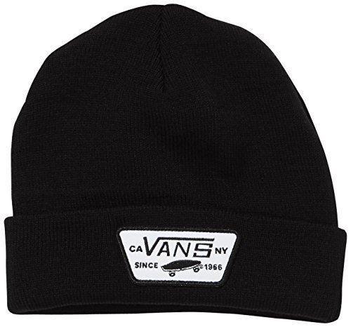 Moda Vans Milford - Gorro para Hombre Negro Negro Talla