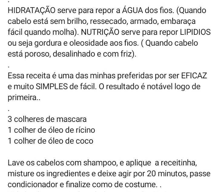 Fashion Hidro-Nutrição