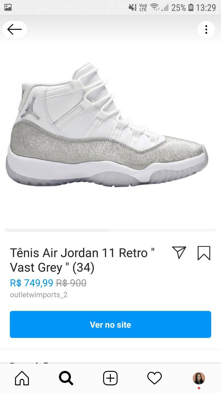 Fashion Tênis air Jordan 11 retro vast gray