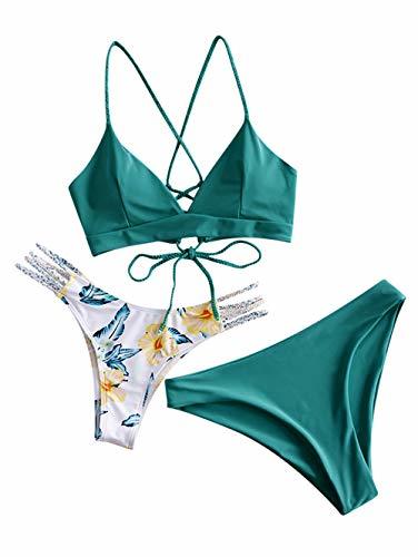 Social ZAFUL - Conjunto de bikini para mujer