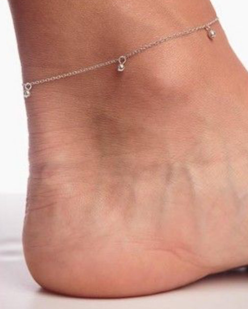 Pulseira de pé c/ bolas 