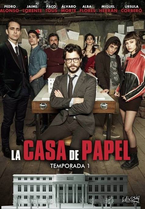 Serie La casa de papel 1 temporada 