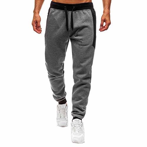 Places Pantalón para Hombre Casual Jogging Algodón Pantalones de chándal Sueltos Ocasionales Hombre