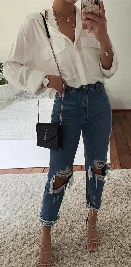 Moda White shirt outfit