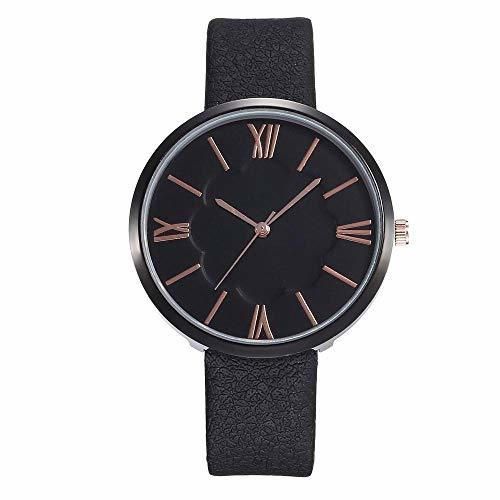 Reloj Reloj De Pulsera Analógico De Cuarzo De Imitación De Cuero Pulseira