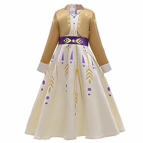 OwlFay Disfraz de Princesa Frozen Elsa Vestido Ana Reino de Hielo Vestidos