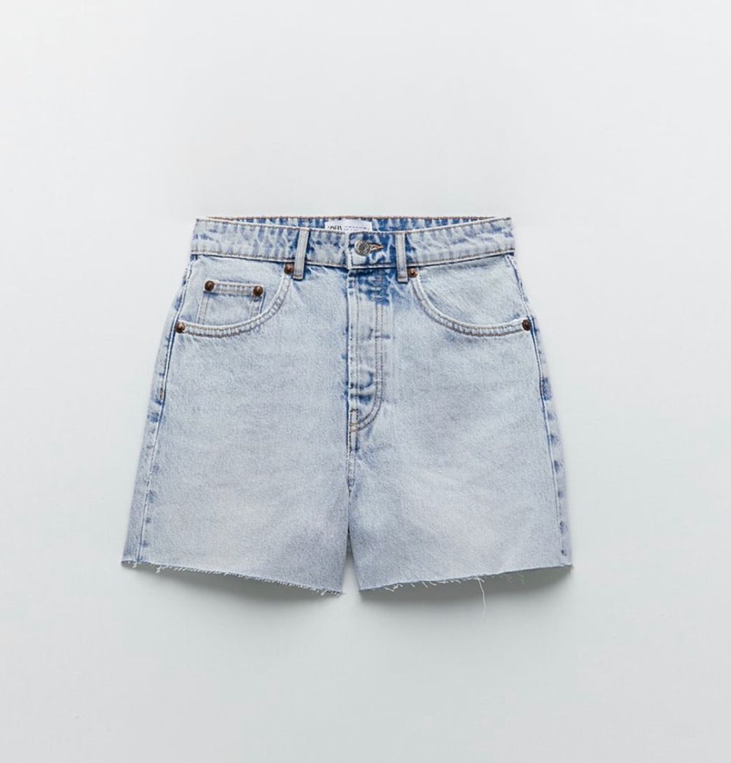 Social Calções Hi Rise Straight Split