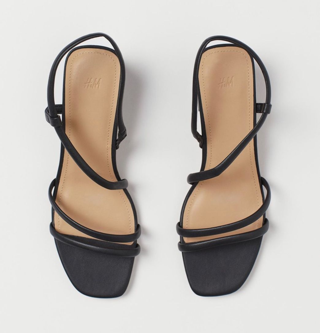 Social Sandálias tiras preta