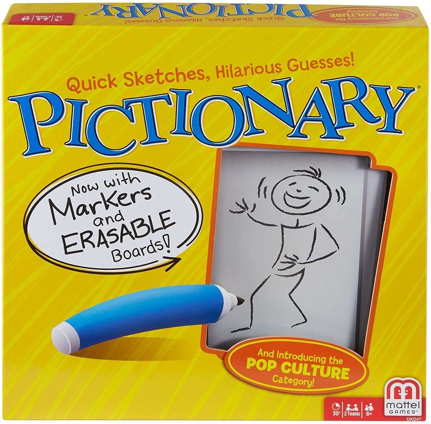 Product Mattel Games Pictionary Juego de Mesa de Palabras - Juego de Tablero