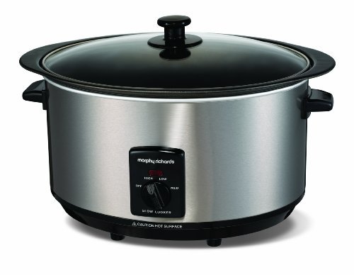 Product Morphy Richards 48705 290W 6.5L Plata olla de - Cocción lenta